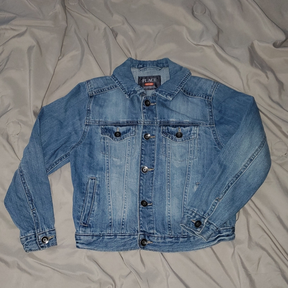 Children's Place denim jacket kid's size 5/6
